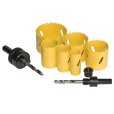 Efficient HSS hole saw drill bit for clean holes